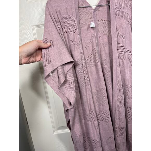 Lululemon Athletica Find Your Light Wrap Heathered Vintage Mauve Pink Silk Blend - Picture 4 of 10